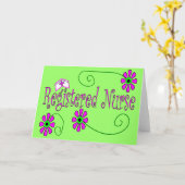 登録ナースギフト カード (黄色い花)