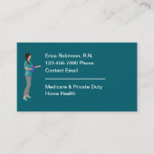 登録ナースシンプル医療用名刺 名刺 (正面)