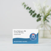 登録ナーステーマ 名刺 (スタンド正面)