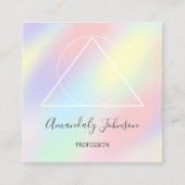 登録ナースヘルスドクターフィシカンパスステル スクエア名刺 (正面)