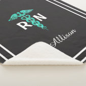 登録ナースメディカルカドゥセウスターコイズカスタム シェルパブランケット (3/4)