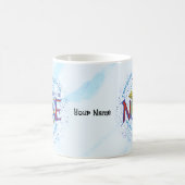 登録ナースモットーカスタムナースマグ コーヒーマグカップ (中央)