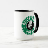 登録ナースロゴバッジデザイン マグカップ (正面右)