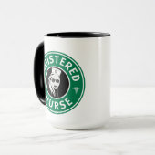 登録ナースロゴバッジデザイン マグカップ (正面左)