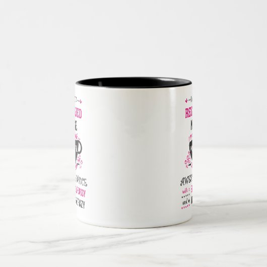 登録ナースワンダフル素晴らしスシー ツートーンマグカップ (中央)