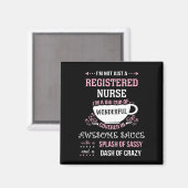 登録ナースワンダフル素晴らしスシー マグネット (正面/裏面)