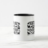 登録ナース別日犬の恋人バイナイト マグカップ (中央)