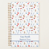 登録ナース医療の機器パターン プランナー手帳 (正面)