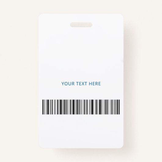 登録ナース医療従事者写真ID バッジ (裏面)