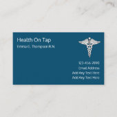 登録ナース医療用名刺 名刺 (正面)