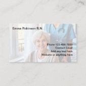 登録ナース医療用名刺 名刺 (正面)