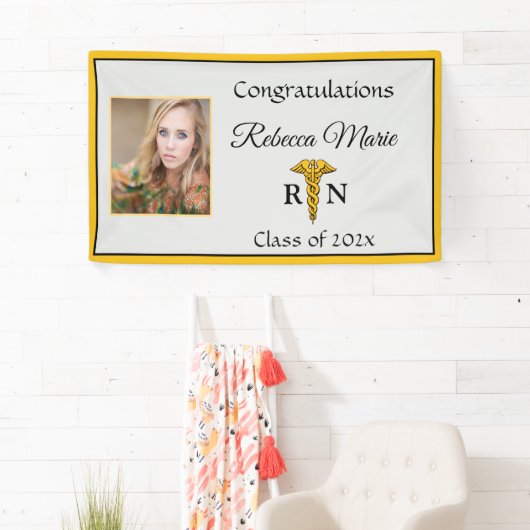 登録ナース卒業カドゥセウス旗 横断幕 (インサイチュ)