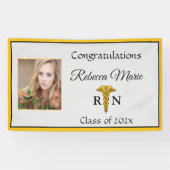 登録ナース卒業カドゥセウス旗 横断幕 (横)