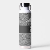 登録ナース卒業パーソナライズされた銀 ウォーターボトル (正面)