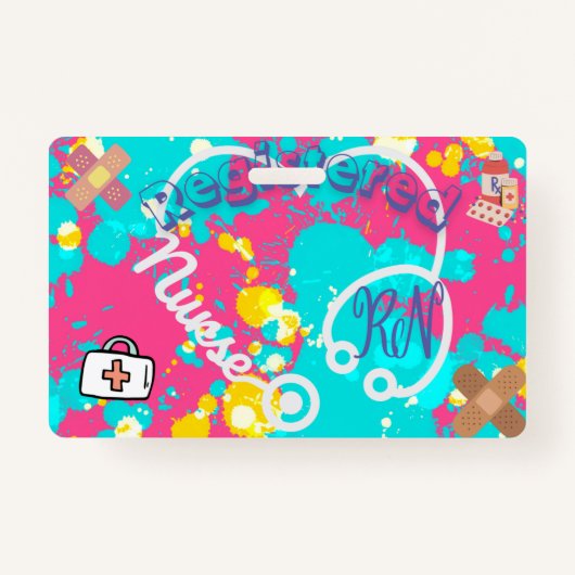 登録ナース名バッジ バッジ (正面)