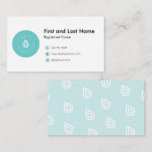 登録ナース名刺テンプレート 名刺 (正面/裏面)