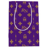 登録ナース実行 ミディアムペーパーバッグ (正面)