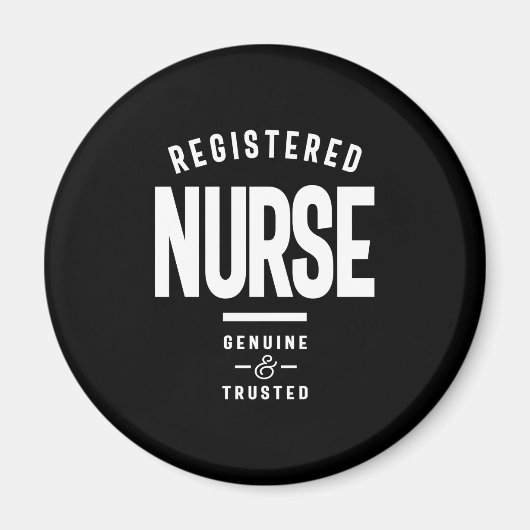 登録ナース役職のギフト マグネット (正面)