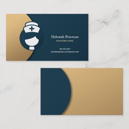 登録ナース気にのホームカード 名刺 (正面/裏面)