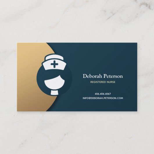 登録ナース気にのホームカード 名刺 (正面)