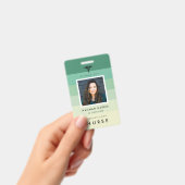 登録ナース病院従業員名タグ写真 バッジ (手持ち)