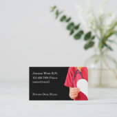 登録ナース私務サービス 名刺 (スタンド正面)