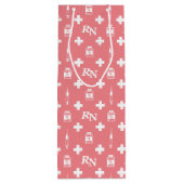 登録ナース誕生日 ワインギフトバッグ (裏面)