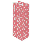 登録ナース誕生日 ワインギフトバッグ (正面アングル)