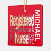 登録ナース超並外カスタム セラミックオーナメント (左)