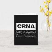 登録ナース麻酔医 カード (黄色い花)