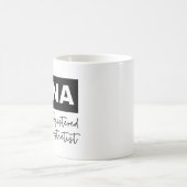 登録ナース麻酔医 コーヒーマグカップ (中央)