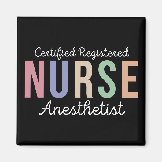 登録ナース麻酔医 マグネット (正面)