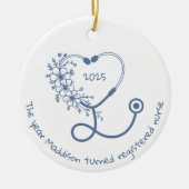 登録ナース2025年卒業クラス セラミックオーナメント (正面)