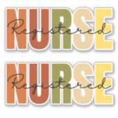 登録ナース シール (正面)