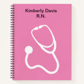 登録ナース・モノグラム ノートブック (正面)