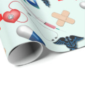 登録ナース ラッピングペーパー (ロールコーナー)