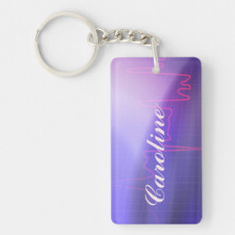 登録ナース |労働と配達。名前をカスタムする キーホルダー