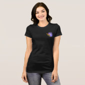 登録ナース |労働と配達。名前をカスタムする Tシャツ (正面フル)