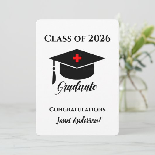 登録ナース 招待状 (スタンド正面)