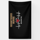 登録ナース#Essential聴診器ハートビート 横断幕 (縦)