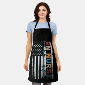 登録ナース- RNナース エプロン (着用した状態)