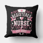 登録ナースEst 2025看護学生 クッション (正面)