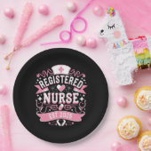 登録ナースEst 2025看護学生 ペーパープレート (パーティー)