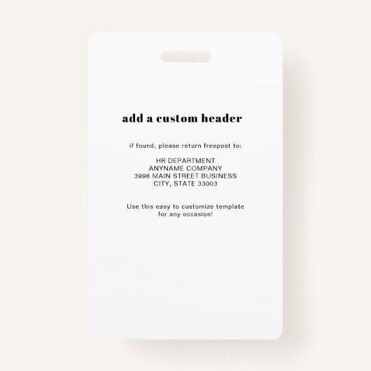 登録ナースQRコードメディカルセンターの写真ID バッジ (裏面)