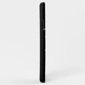 登録ナースRNカデュセスヘビスタイルオンブラック Case-Mate iPhoneケース (裏面/右)