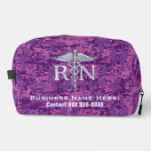 登録ナースRNカドゥセウスと文字 ドップキット (正面)