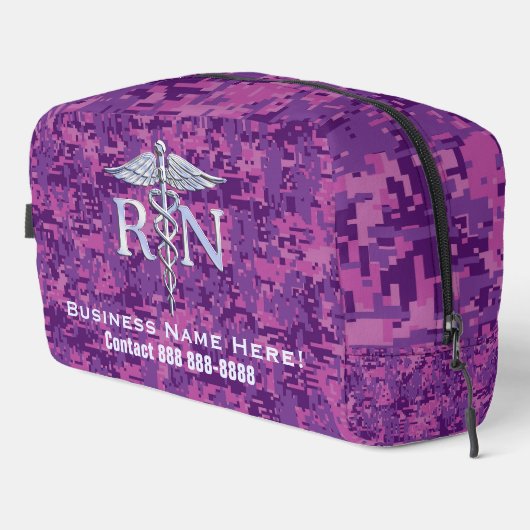 登録ナースRNカドゥセウスと文字 ドップキット (右コーナー)