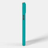登録ナースRNカドゥセウスターコイズ Case-Mate iPhoneケース (裏面 / 右)