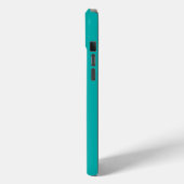 登録ナースRNカドゥセウスターコイズ Case-Mate iPhoneケース (裏面 / 左)