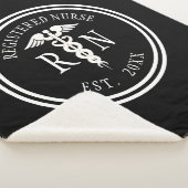 登録ナースRNカドゥセウス医療クラシック シェルパブランケット (3/4)